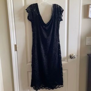Ambiance black lace dress